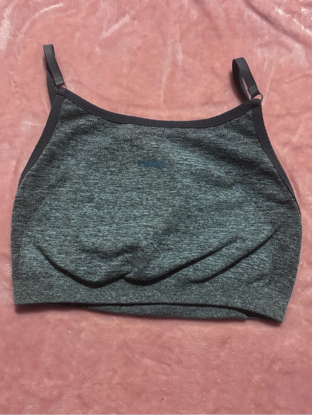 Gymshark Heather Gray Seamless Sports Bralette